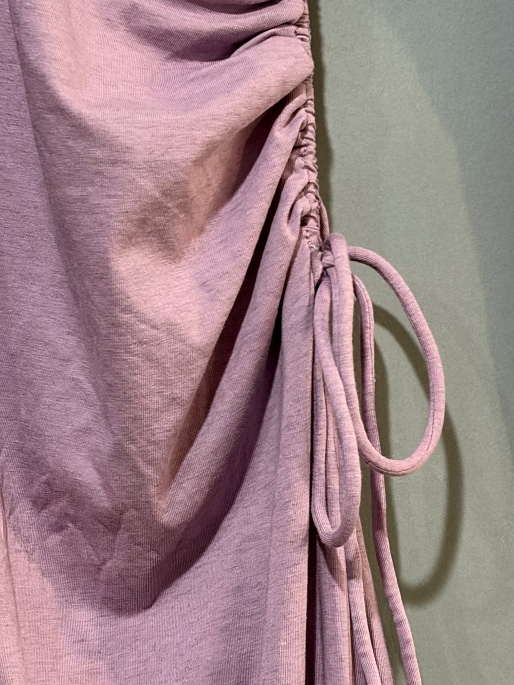 Anthropologie DAILY PRACTICE Pink Ruched Long Sleeve Maxi Dress Size S - Picture 6 of 13